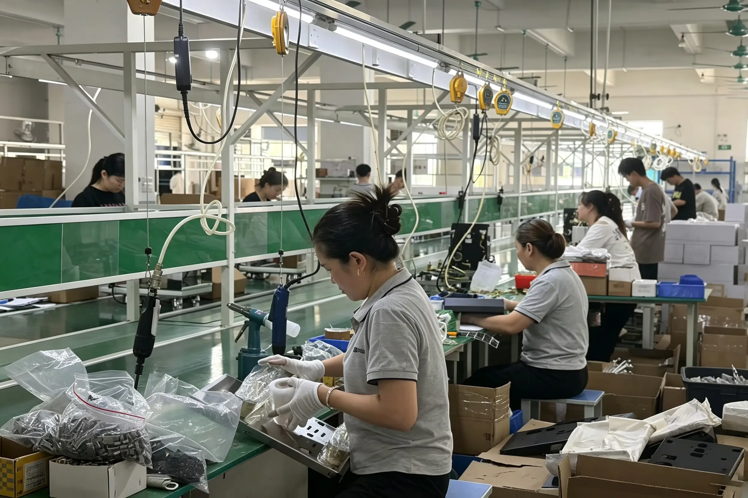 Lingstar factory workshop and production lines